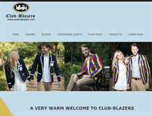 Tablet Screenshot of club-blazers.com